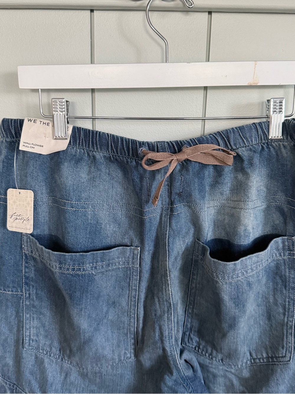 NWT free people wallflower pull on jeans - Picture 7 of 10